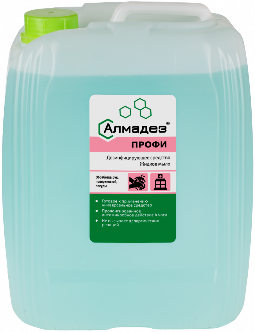 Алмадез-Профи — дезинфицирующее жидкое мыло — упаковка
